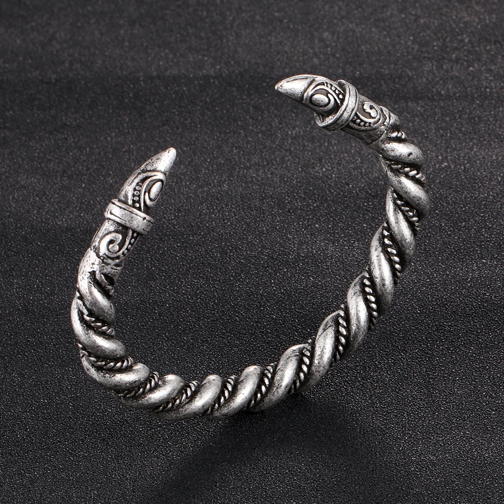 Браслет для мужчин античное серебро ручной работы витой браслет|arm ring|men banglearm jewelry