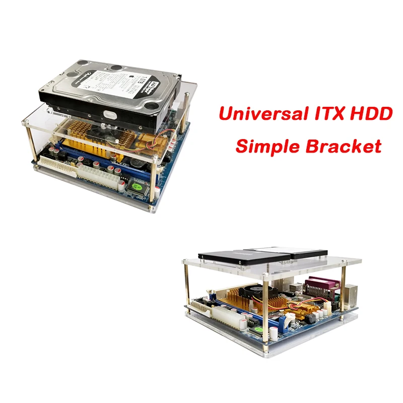 

Motherboard ITX Universal Simple bracket Multilayer Stacking Transparent Chassis