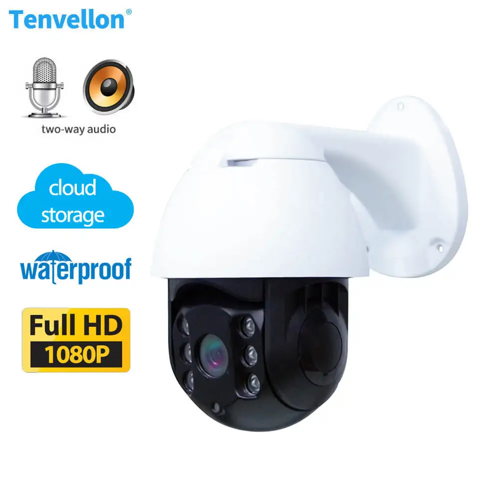 

IP Camera WiFi 2MP 1080P Outdoor Camera PT Speed Dome CCTV IR Onvif ipCam Wireless Security Surveillance Camara Could storage