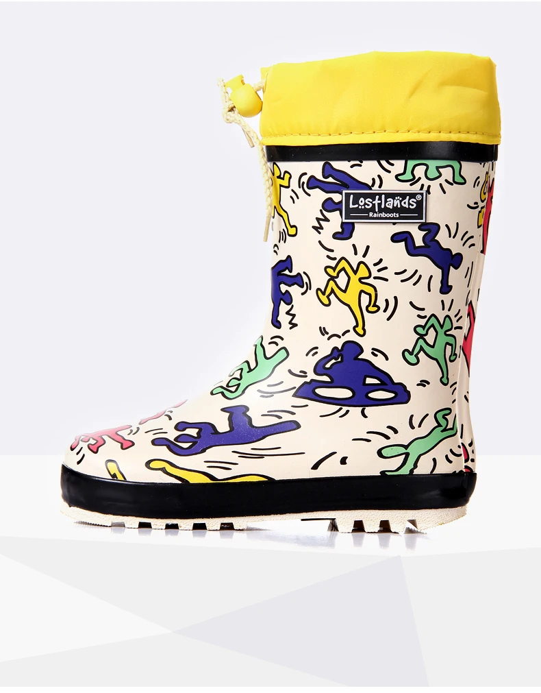 Cartoon Children Rain Boots Spring Autumn Winter Boys Girls Shoes Baby Kids Rainboots Non-Slip Waterproof Shoes Boot BS20 (7)