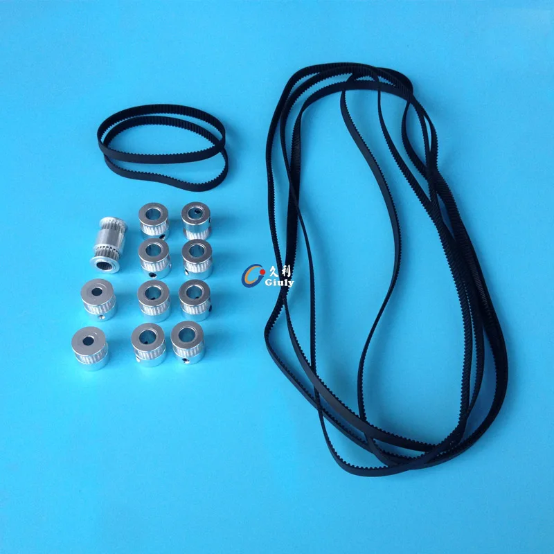 

Funssor ultimaker GO Timing pulley+Timing Belt kit for DIY ultimaker 3D printer GT2 Timing pulley+Timing belt kit