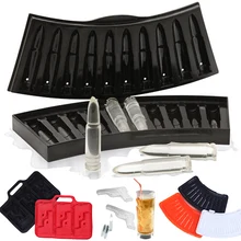 Пистолет DIY питьевой пули бар 1 шт. производитель мороженого Высококачественная силиконовая форма для льда Креативные кухонные аксессуары