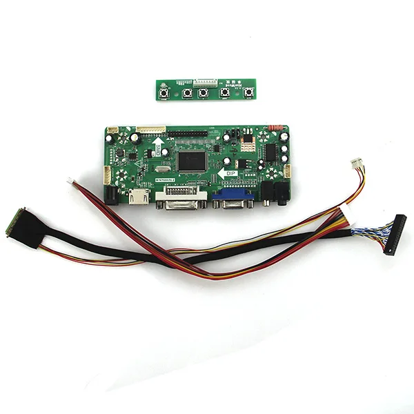 

M.NT68676 LCD/LED Controller Driver Board(HDMI+VGA+DVI+Audio) For LTN101NT02 B101AW03 1024*600 LVDS Monitor Reuse Laptop