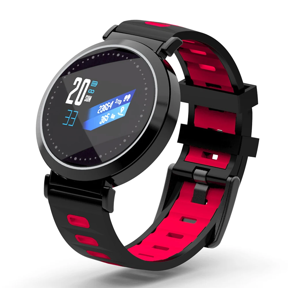 

Fitness Smart Wrist Band Waterproof Sport Watch 0.96" Color Screen Blood Pressure Heart Rate Sleep Monitor Message Call Remind
