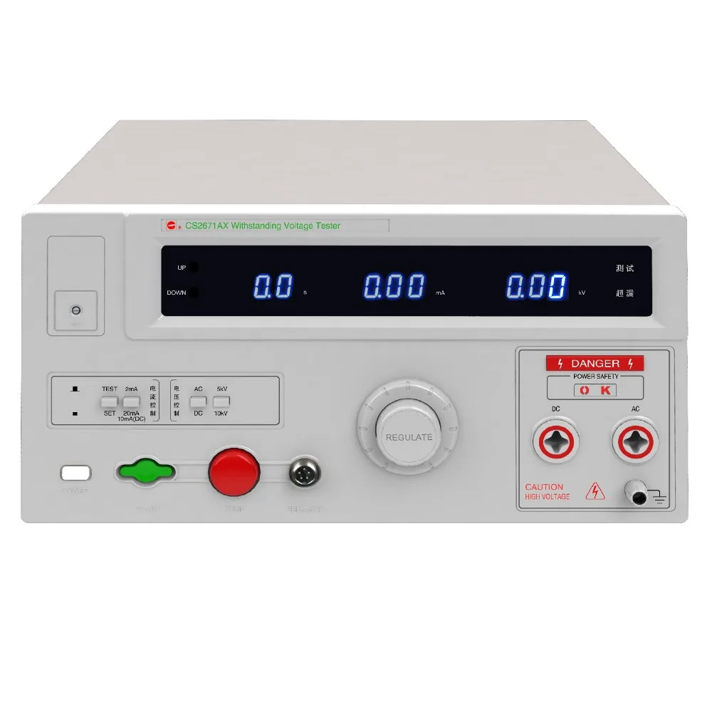 

Fast arrival Changsheng CS2671AX 10kV ac/dc Withstanding voltage tester High voltage tester Hipot tester