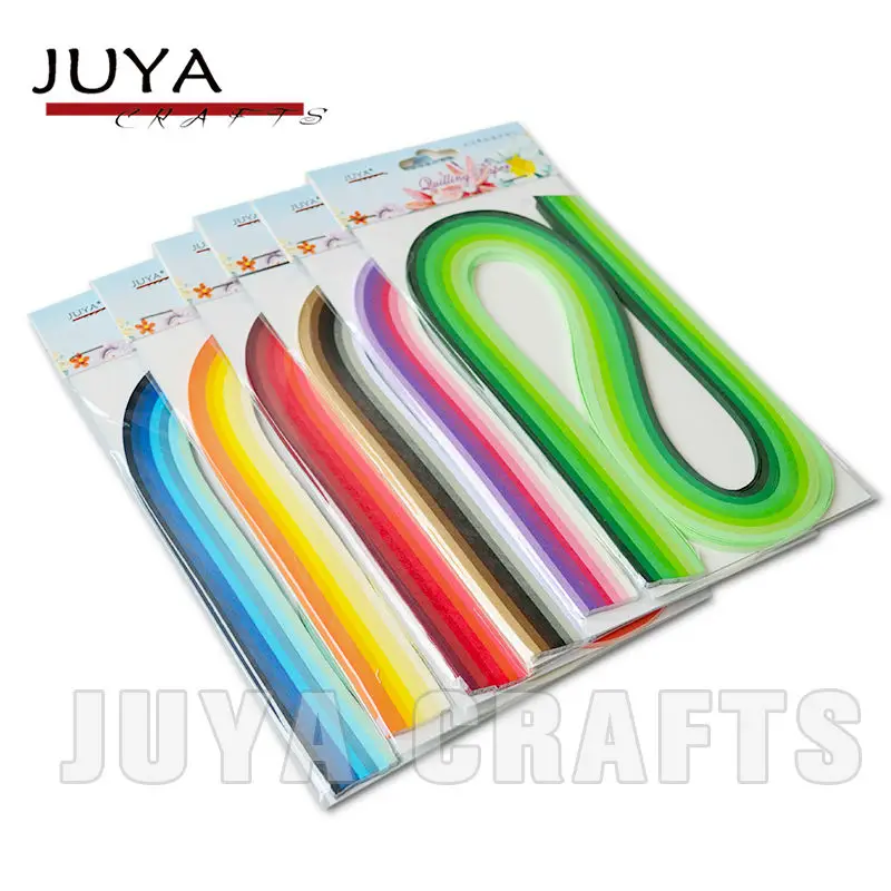 JUYA Paper Quilling 60 Single Colors, can choose color, 390mm Length,  2/3/5/7/10mm