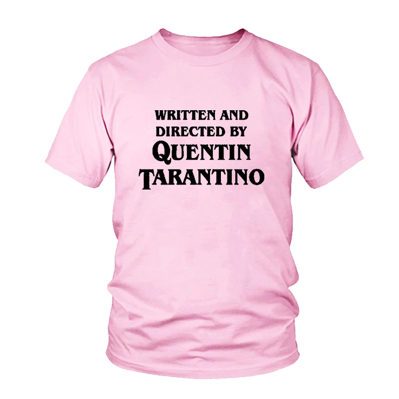 

Tshirt Gifts Written and Directed T-Shirt Graphic Tee Casual O-Neck High Quality Funny Tops Clothing