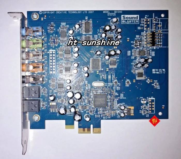 Демонтаж, для Creative SB1040 Sound Blaster X-Fi Xtreme Audio PCI-E звуковая карта, работает хорошо