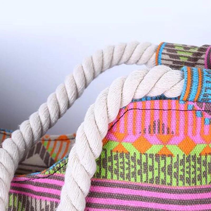 Винтажная вышивка Boho Женская сумка холщовые сумки повседневные женские большие