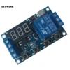 XY-J02 с источником питания от постоянного тока, 6-30V Поддержка Micro USB 5V светодиодный Дисплей автоматизации задержка цикла таймер Управление Off переключатель времени задержки реле 6 Вт, 9 В, 12 В, 24 В постоянного тока ► Фото 1/3