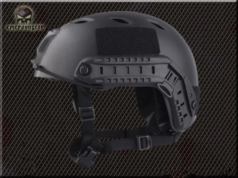 BJ EMERSON Охота cs быстро прыжки защитный военный тактический шлем Крышка casco airsoft аксессуары безопасности и выживания - Цвет: BLACK