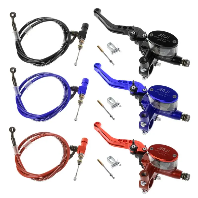 7/8" 22mm Motorcycle CNC Hydraulic Clutch Kit Lever Master Cylinder