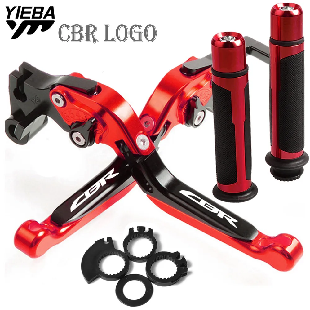 

CBR300 Motorcycle CNC Folding Brake Clutch Levers Handlebar handle grips FOR HONDA cbr300r CBR 300 R 2014-2018 2017 2016 2015