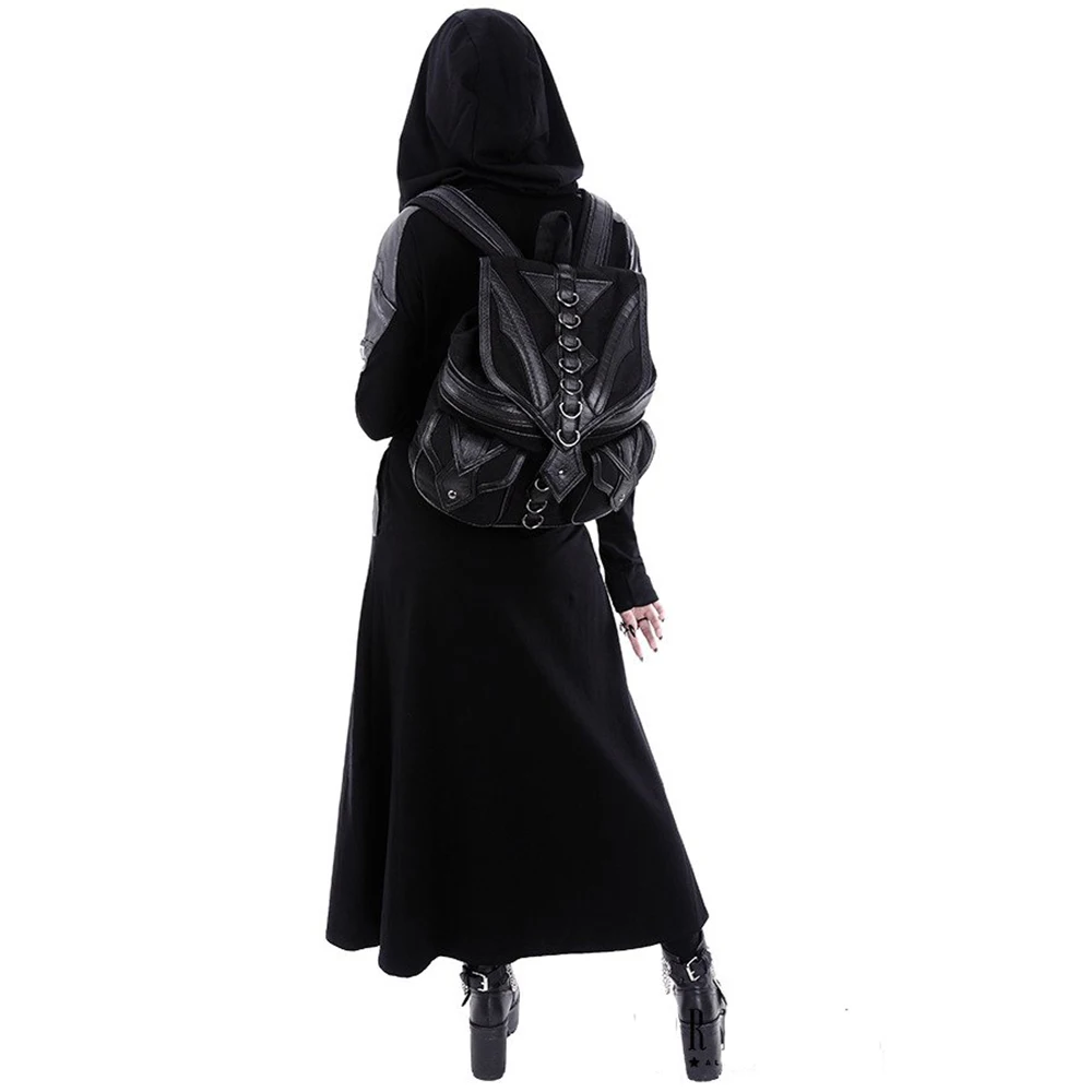  Casual Gothic Print Hoodie Women Hooded Sweatshirt Long Sleeve Plus Size Autumn Fashion Zipper Punk