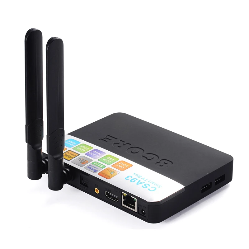 CSA93 Amlogic S912 Восьмиядерный процессор ARM 2G/16G Android 6,0 tv Box WiFi BT4.0 2,4G/5,8G H.265 4K Smart медиаплеер