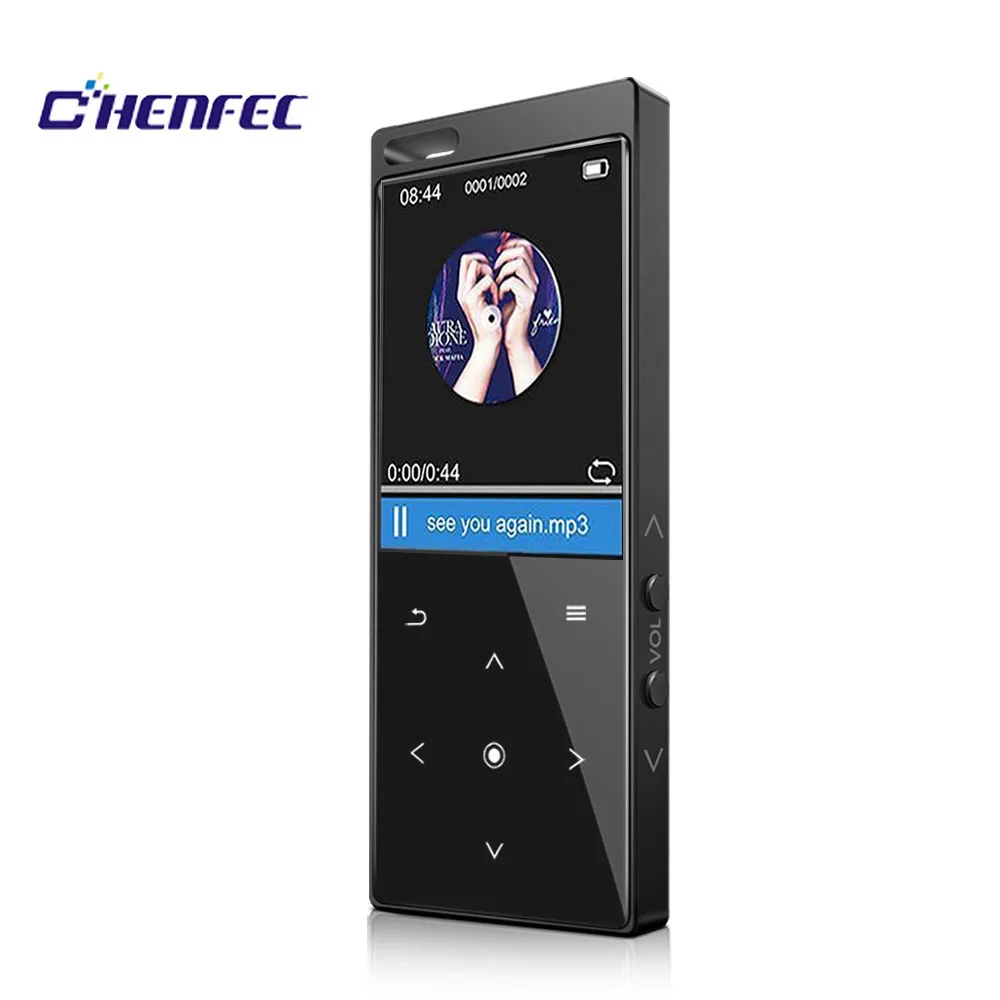 CHENFEC C12 MP4 плеер Металлический MP4 плеер без потерь HiFi MP4 музыкальный плеер с высококачественным звуком динамик электронная книга fm-радио часы