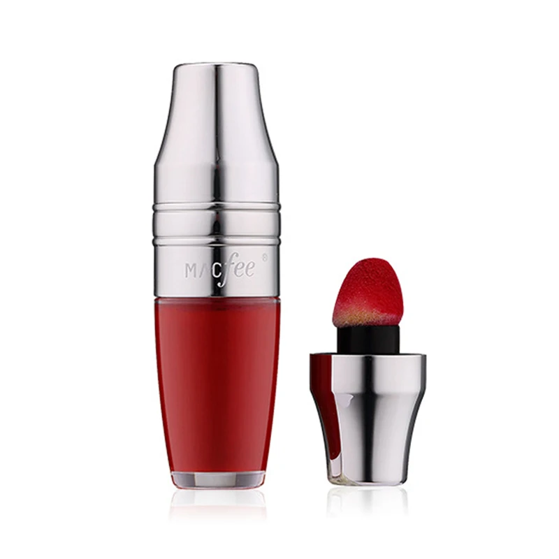 

Lipgloss Air Cushion Matte Liquid Lipstick Waterproof Long Lasting Moisturizing Cosmetics Lip Gloss 4 Colors