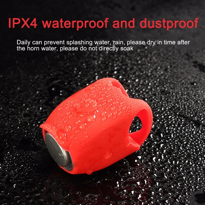 

Cycling Electric Horn MTB Bike Road Bicycle Handlebar Alarm Bell Ring(red)