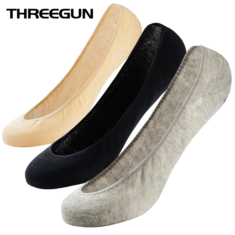 THREEGUN/2 пары, женские длинные хлопковые носки в полоску, спортивные гольфы, мягкие эластичные гольфы, дышащие удобные носки для ног