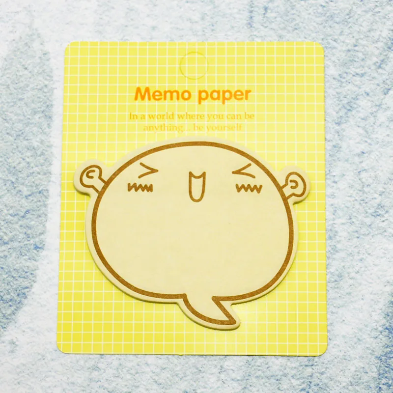 4 шт. kawaii cute plan post-it notes вдохновляющие Мультяшные выражения самоклеящиеся заметки блокнот лист