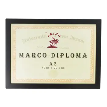 

Cash Box-12 black frameworks for diploma A3