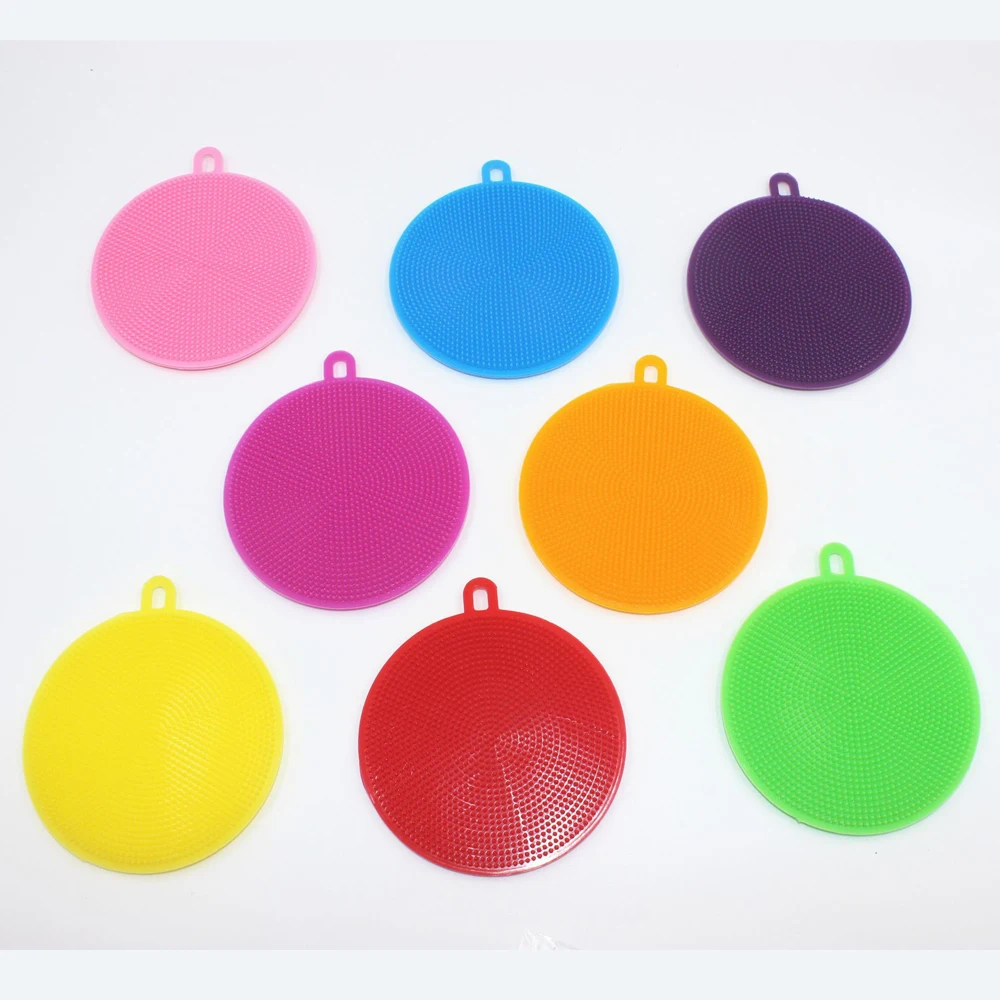 Magic Cleaning Brushes Silicone Dish Bowl Scouring Pad Pot Pan Easy to clean Wash Brushes Cleaning Brushes Kitchen tool (4)
