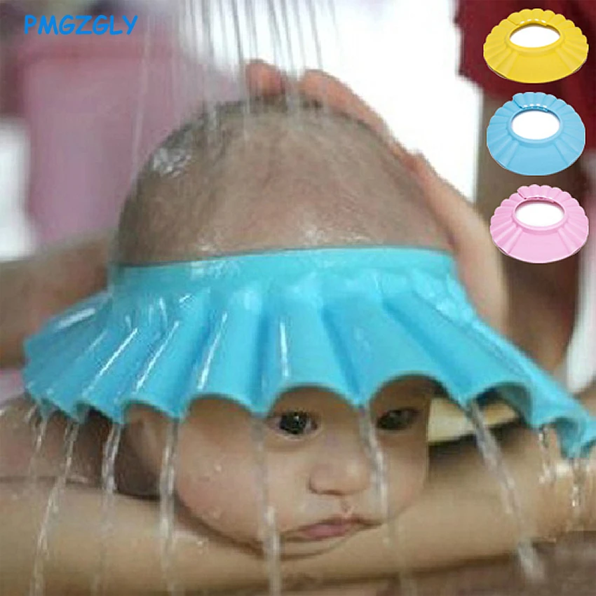 Chapeau De Bain Pour Enfants Shampoing Doux Bonnet De Douche Tete A Bebe Visiere Reglable Aliexpress