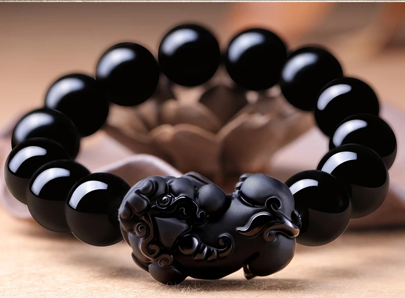 Pure Black Obsidian 16