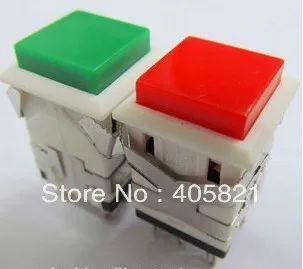 

6Pins 19 * 19MM OFF-(ON) 3A / 250V Momentary Push Button Car Horn Switch KD2-24 Spring Return