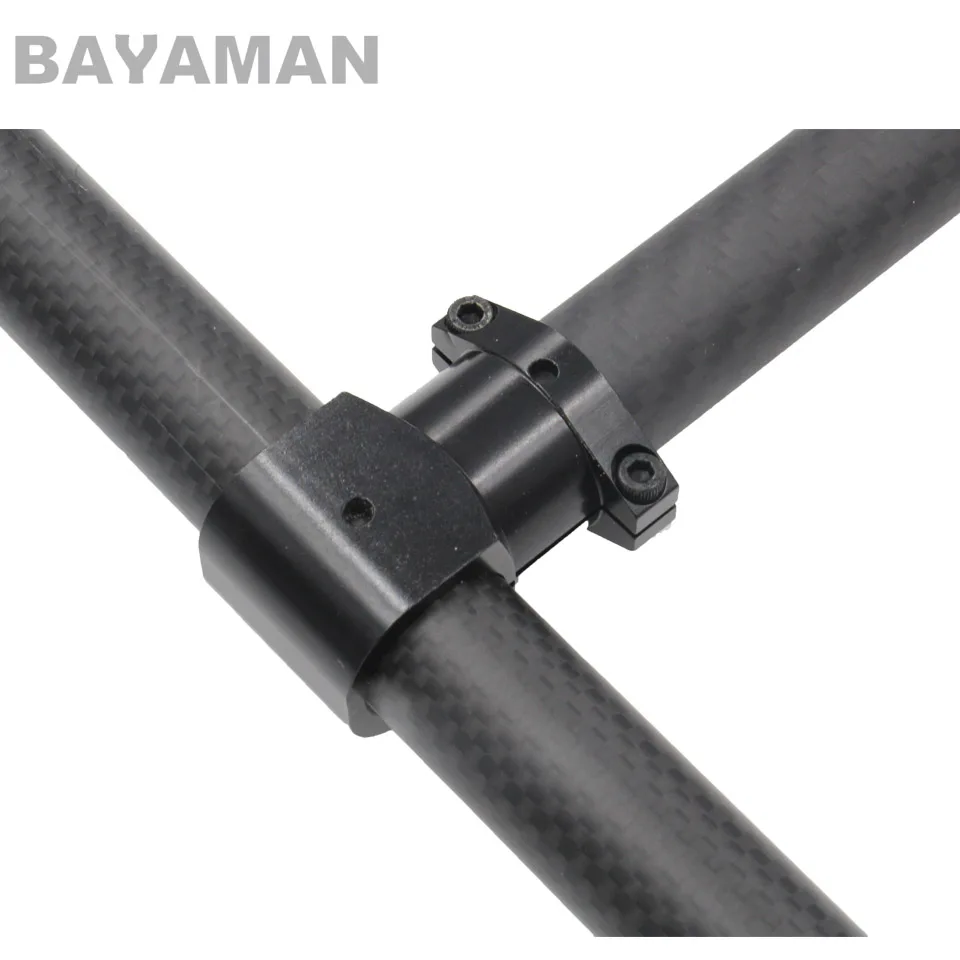 

2pcs Skew three way Tee tripod tube Aluminum landing gear 20mm Carbon fiber tube parts for DIY drone Quadcopter Multicopter