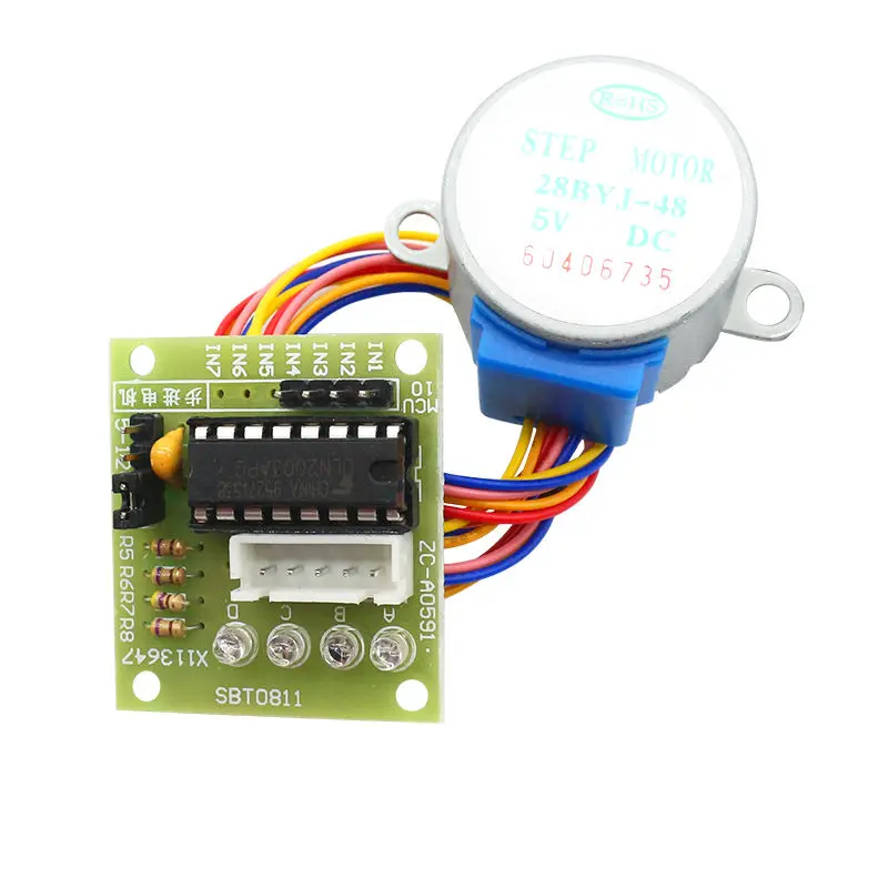 Glyino 5V 4 фазный шаговый двигатель + плата драйвера ULN2003 для Arduino 1x драйвера|uln2003