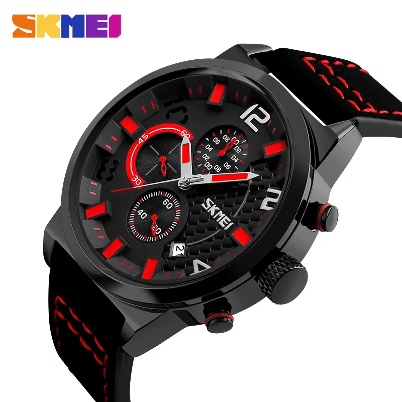 

2019 SKMEI Fashion Sport Men Quartz Watch Wristwatch Alarm Clock Waterproof Watches Relogio Masculino Relojes Para Hombre 9149