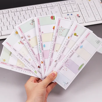 

1PC DIY Cute Cartoon Weekly Plan Memo Pads Sticky Notes Bookmark Papers Sticky Notes Guestbook