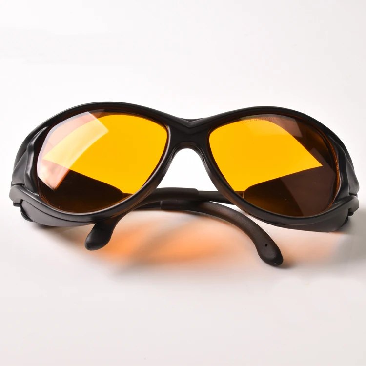 O.D 6+ laser safety glasses for violet and blue lasers CE With style 2 for 190-490nm lasers O.D 6+ laser safety glasses for violet and blue lasers CE With style 2 for 190-490nm lasers