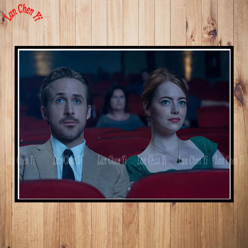 La Land классический фильм бумага с покрытием Плакат кафе высокое качество печати рисунок ядро декоративная живопись - Цвет: Сливовый