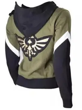 

The Legend of Zelda Link Hooded wings Zipper Coat Cosplay Casual costume jacket coat
