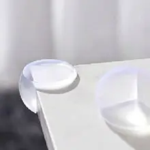 Силиконовый защитный стол угловой край Защитная крышка для детей антиколлизия Защита краев и углов для безопасности ребенка 4 шт