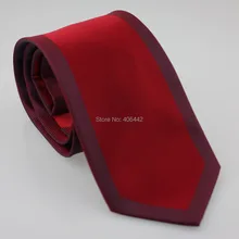 Yibei Coachella красный человек галстук пледы границы сплетенные из микрофибры жаккард Для мужчин Галстук Формальные corbatas 8.5 см Acessorios Masculinos