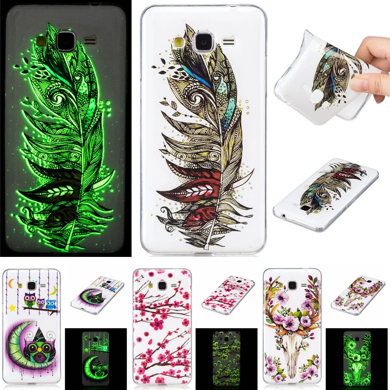 

For Samsung J2 Prime G532 Case Cartoon Luminous Soft Silicone TPU Back Cover Case for Samsung Galaxy J2 Prime Grand Prime Plus