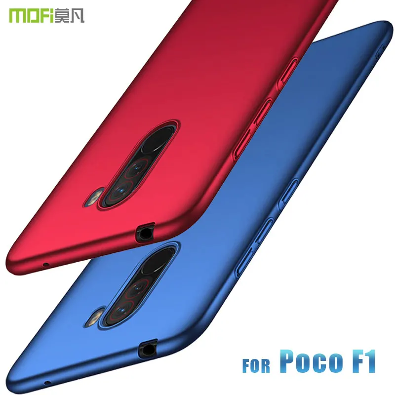 for Xiaomi Pocophone F1 case cover Poco Hard PC Cover Case global Full frosted Back 6.18'' |