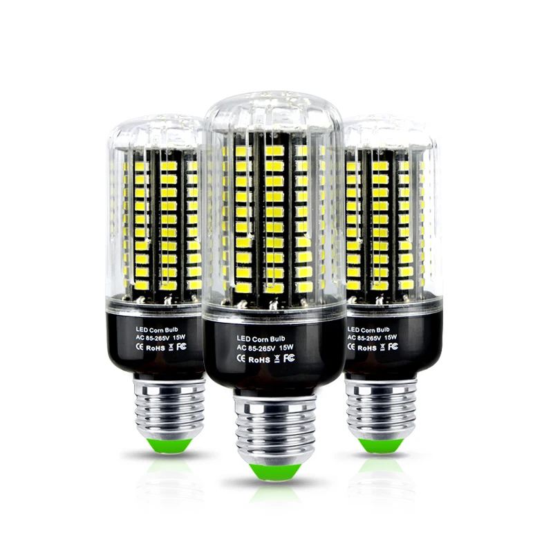 

1Pcs Full Watt 3W 5W 7W 9W 12W 15W SMD 5733 E27 E14 LED Corn Bulb No Flicker Constant Current Design 85-265V LED lamp Spot light