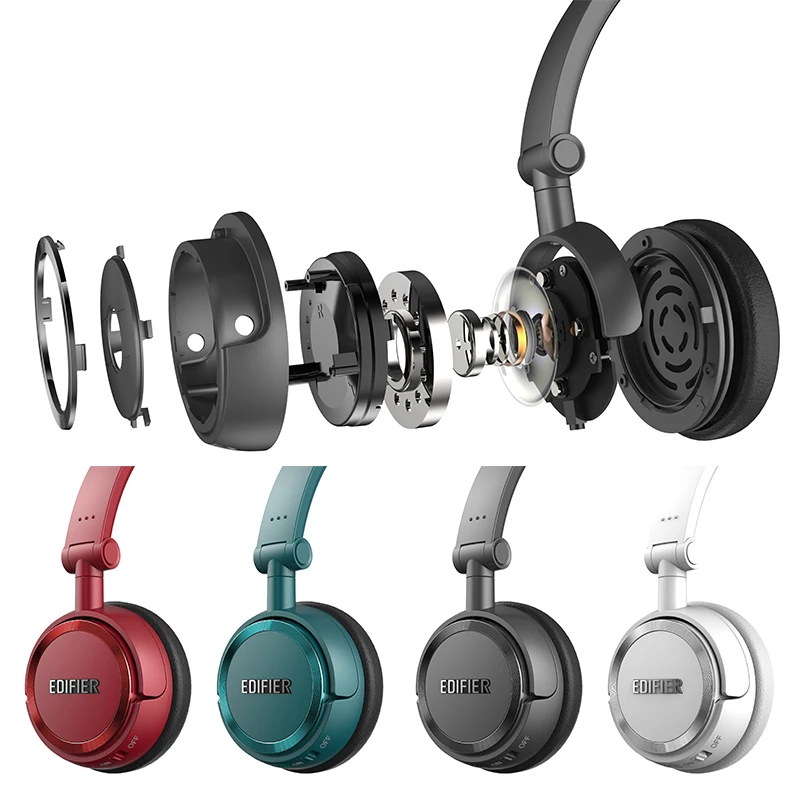 EDIFIER W675BT Bluetooth наушники HIFI на ухо Автоматическое шумоподавление 4 1 гарнитура с