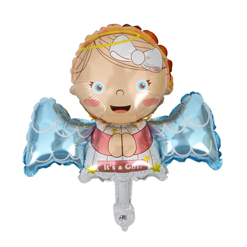 50 шт. мини его мальчик девочка ребенок форма шары надувные алюминиевый шарик прекрасный день рождения Детские игрушки поставки - Цвет: Насыщенный сапфировый