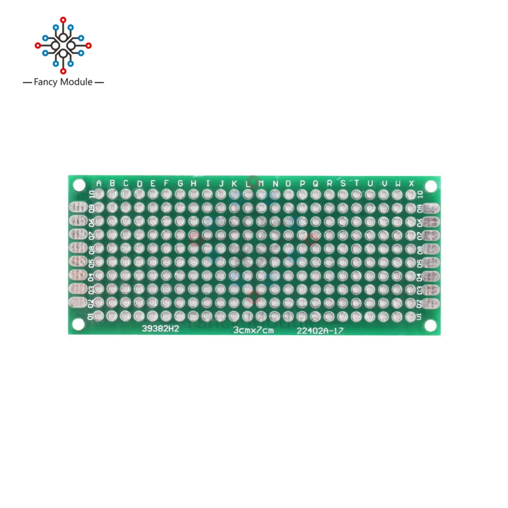 10Pcs Double Side Prototype PCB Bread board Tinned Universal 3x7 cm 30x70 mm 10Pcs Double Side Prototype PCB Bread board Tinned Universal 3x7 cm 30x70 mm