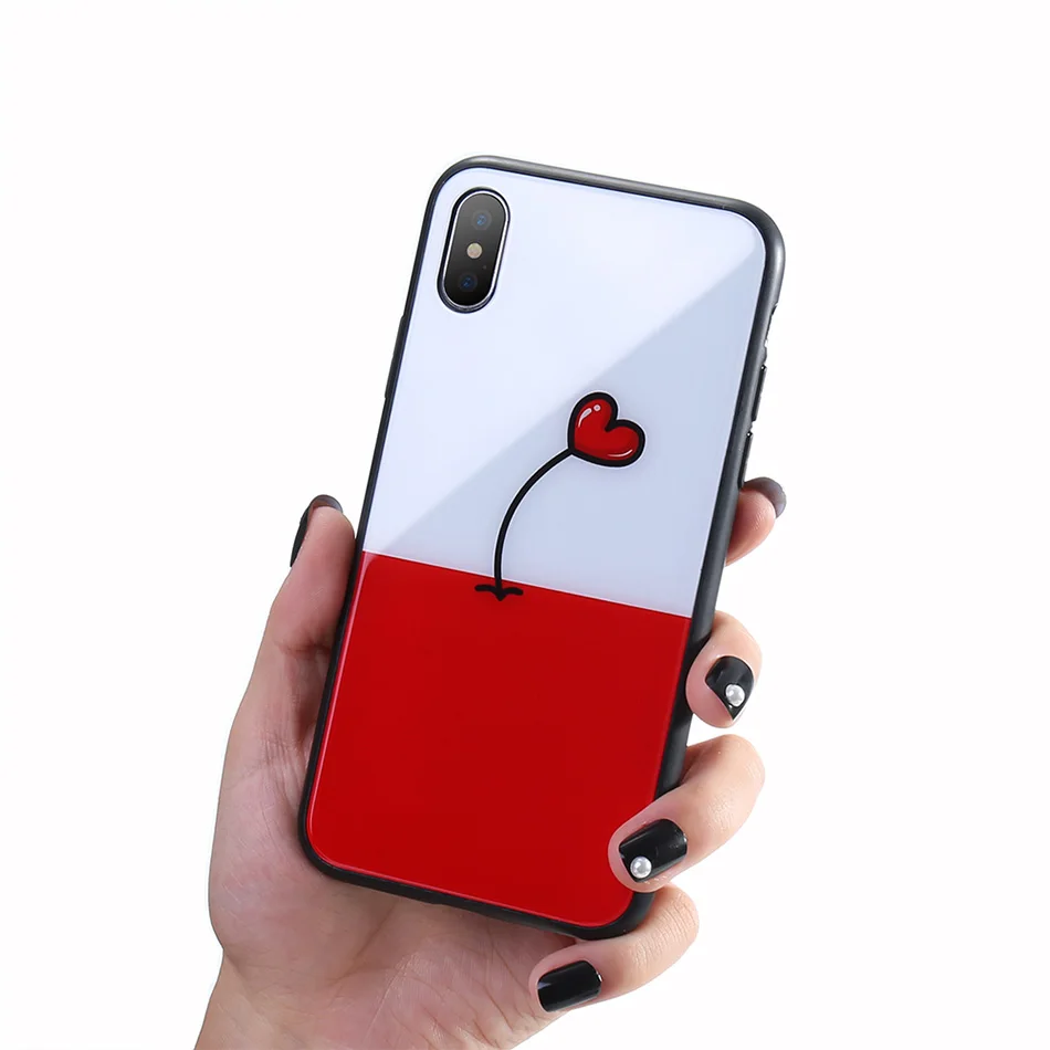 KISSCASE закаленное стекло для iPhone X 10, полный охват HD закаленное стекло чехлы для iPhone 8 7 6 6 S плюс блеск Чехол Коке чехол на айфон 7 плюс чехол на айфон 6 6s плюс чехол на айфон X чехол на айфон 7 8 плюс