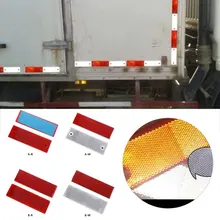^#Cheap 2pcs Plastic Reflector Reflective Warning Plate Stickers Sign Sheeting Car Truck 10166 ^#Cheap 2pcs Plastic Reflector Reflective Warning Plate Stickers Sign Sheeting Car Truck 10166