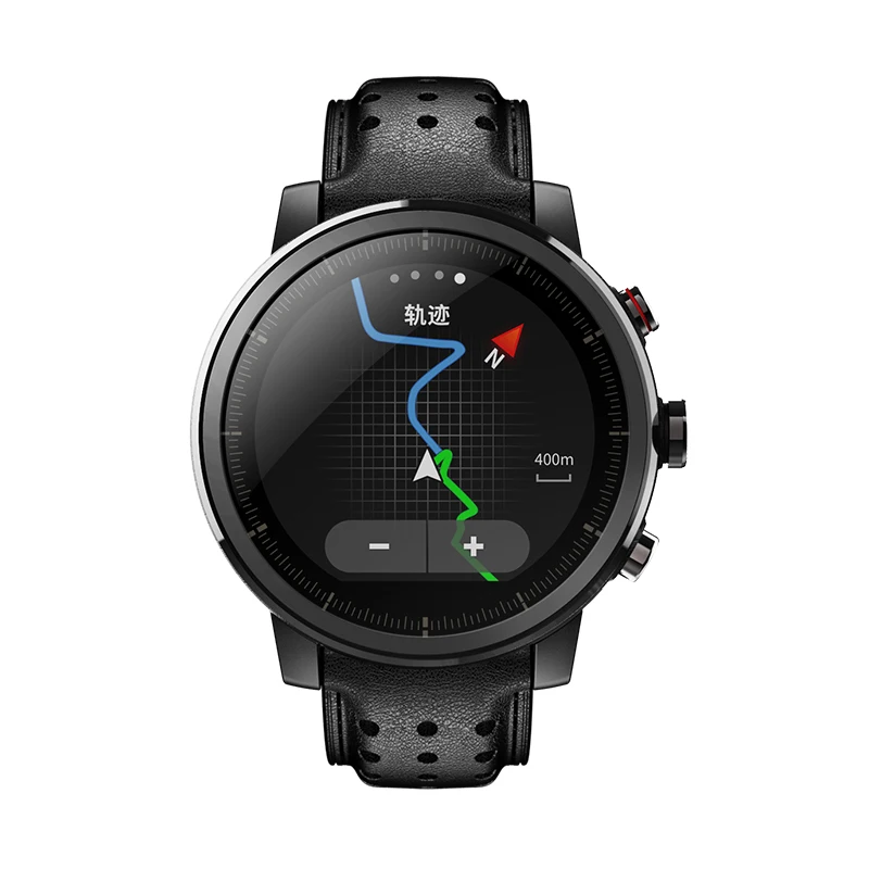Amazfit Stratos + флагманские Смарт часы натуральная кожа ремешок Подарочная коробка
