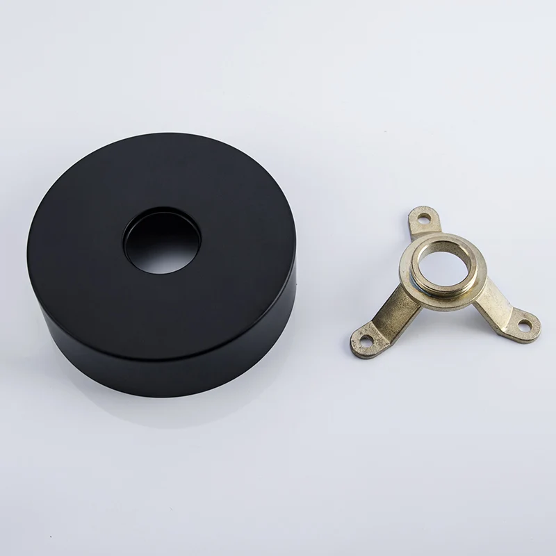  Fapully Bathroom Bath Tub Faucet Shower Floor Mounted Tub Filler Swivel Matte Black Bathtub Mixer F