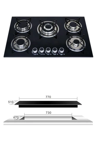 

COOTAW Tempered Glass built-in HOB (YD-76GSF5A)