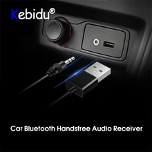 Kebidu автомобильный Bluetooth адаптер приемник беспроводной стерео музыка 3,5 мм AUX разъем аудио рецептор мини USB Bluetooth для авто динамик